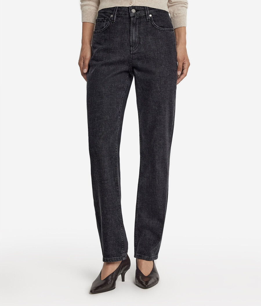 pantalones de cachemira y mezclilla