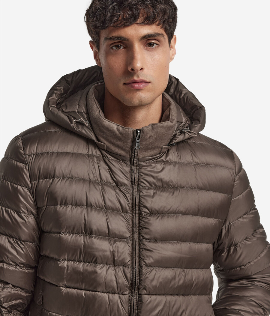 chaqueta reversible de seda y cachemira
