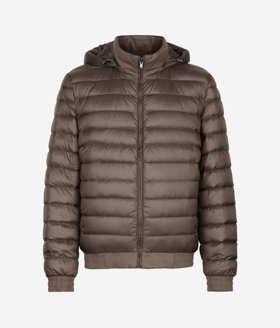 chaqueta reversible de seda y cachemira
