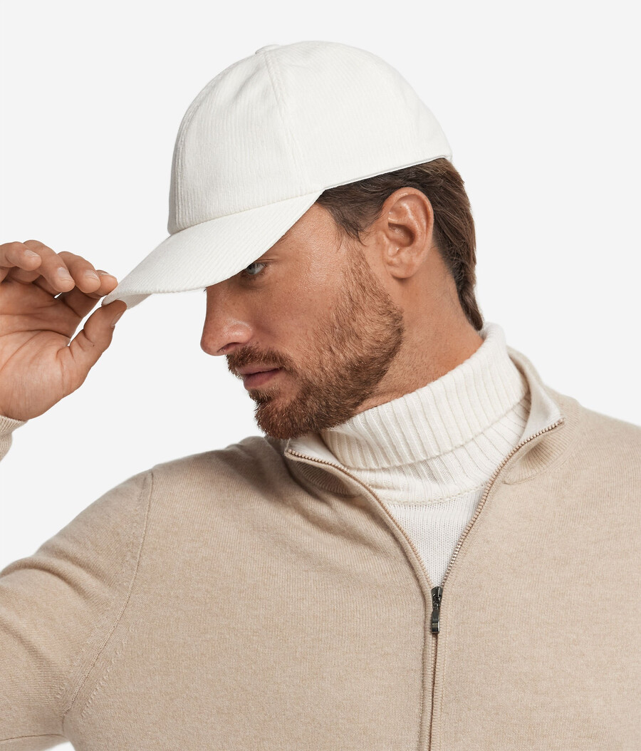 gorra de béisbol de terciopelo de algodón con forro de cachemira