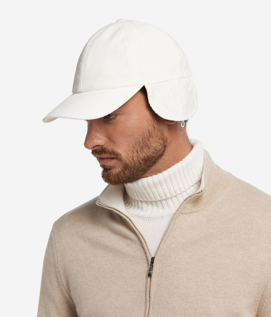 gorra de béisbol de terciopelo de algodón con forro de cachemira