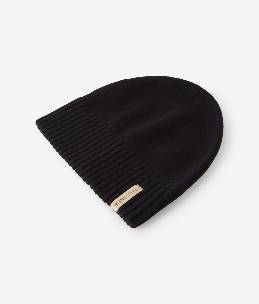 gorro de cachemira ultrasuave con doble canalé
