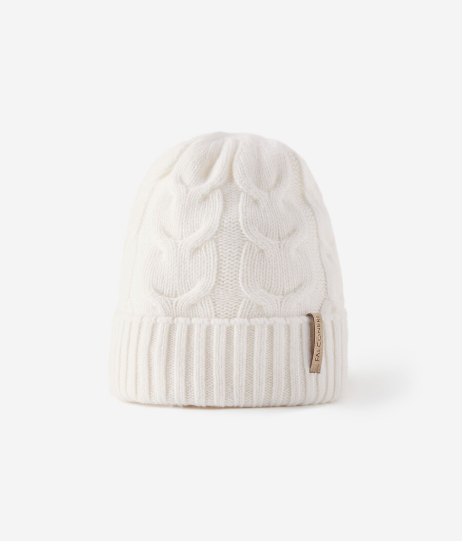 gorra con tejido de cachemira ultrasuave