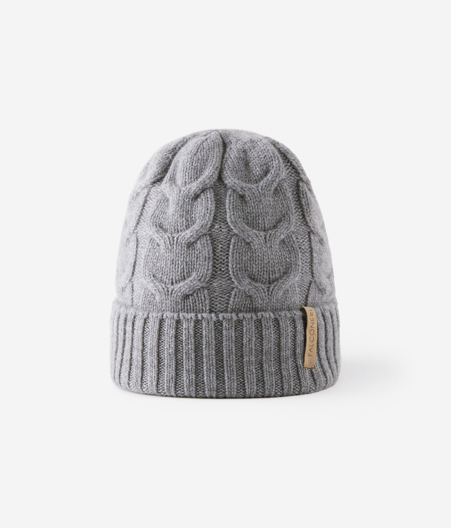 gorra con tejido de cachemira ultrasuave