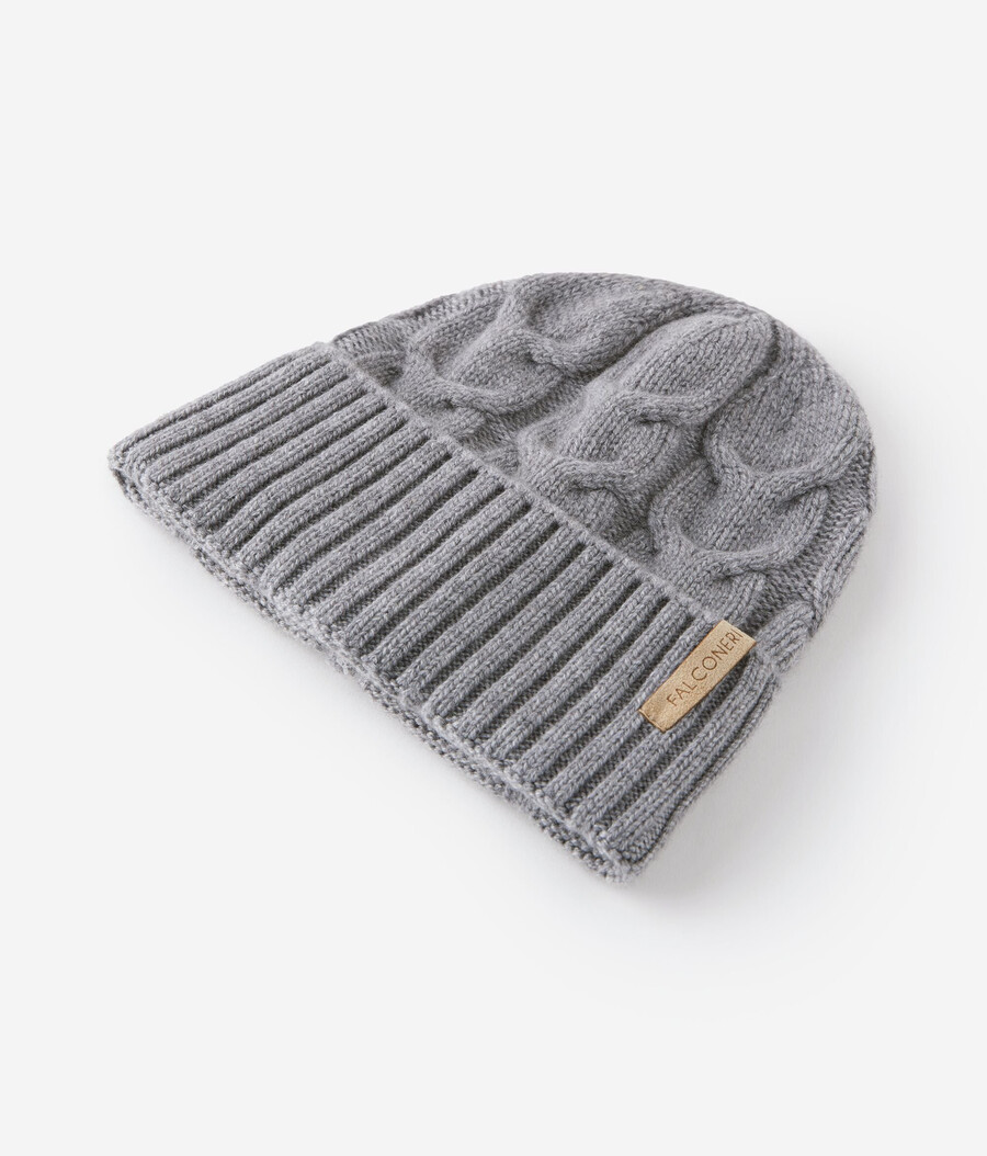gorra con tejido de cachemira ultrasuave