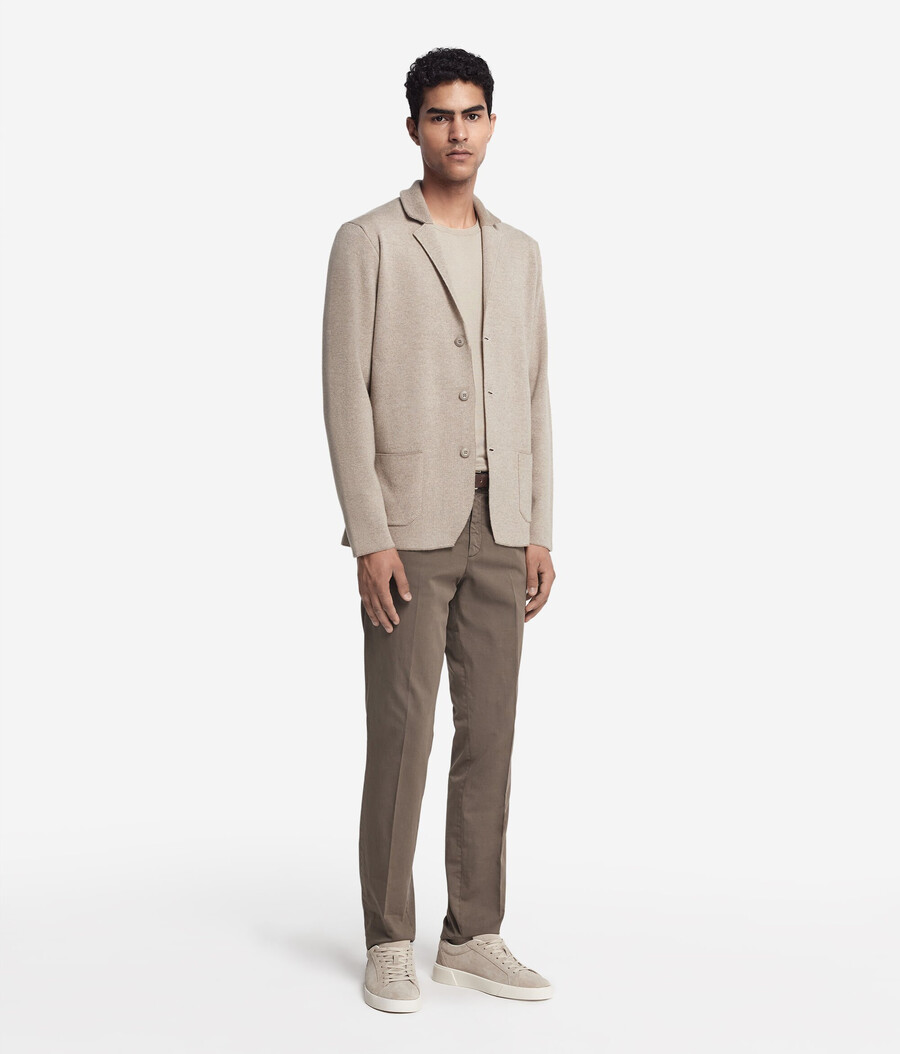 chaqueta de tweed
