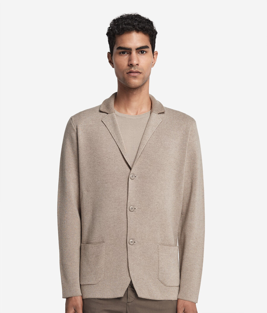 chaqueta de tweed