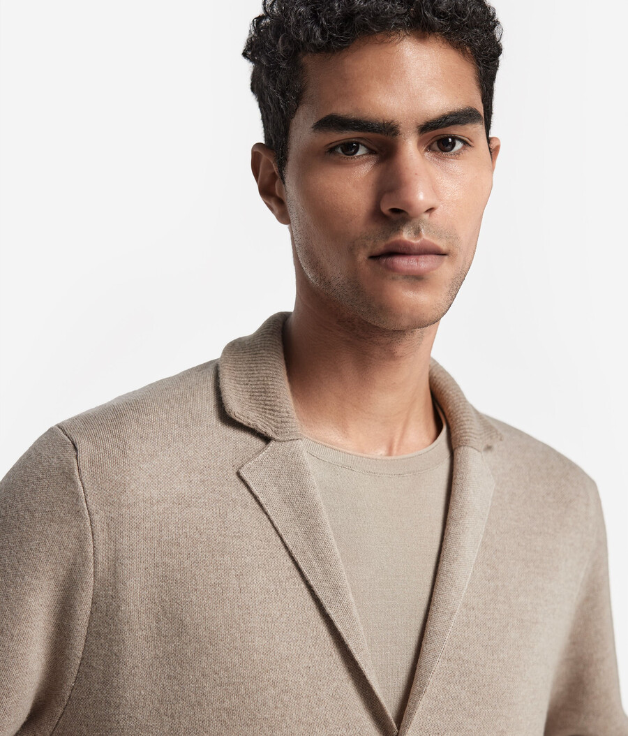 chaqueta de tweed