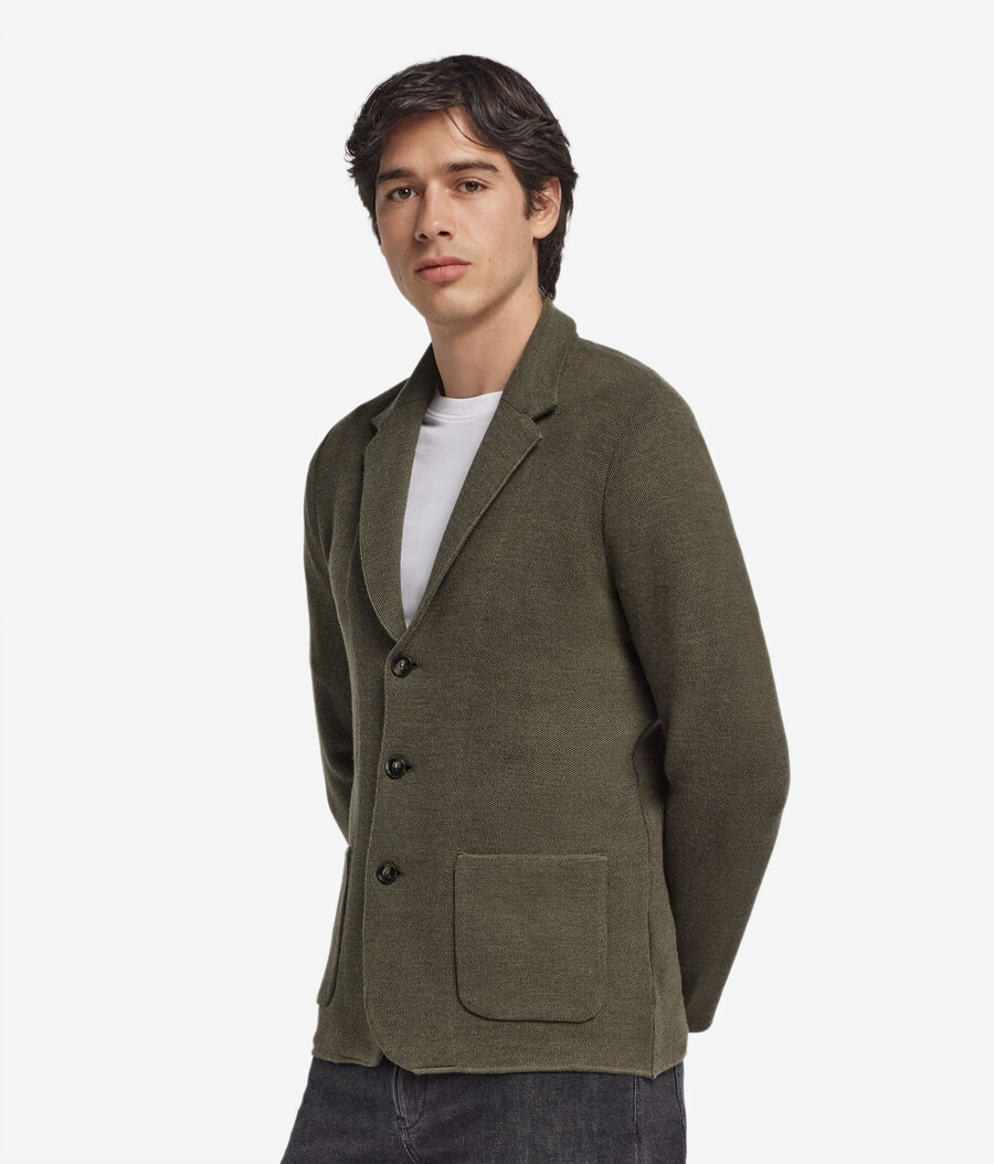 chaqueta de piqué