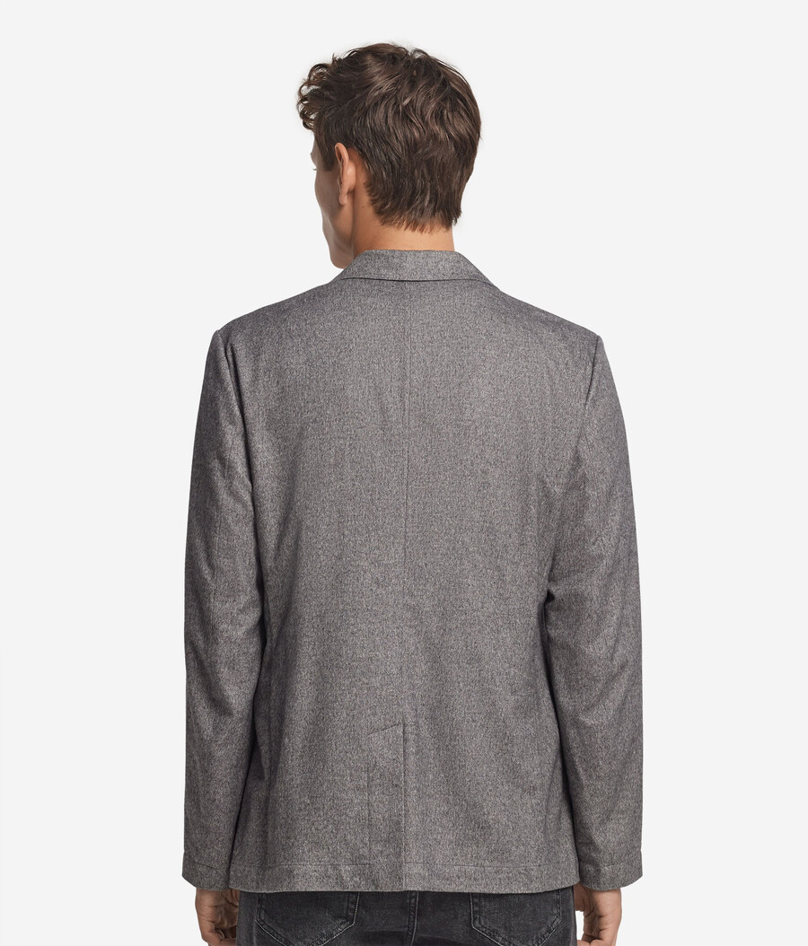 chaqueta de cachemira y seda