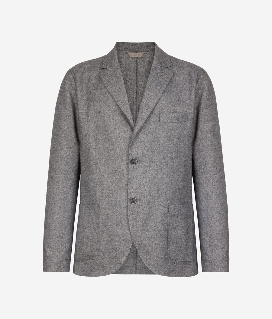 chaqueta de cachemira y seda