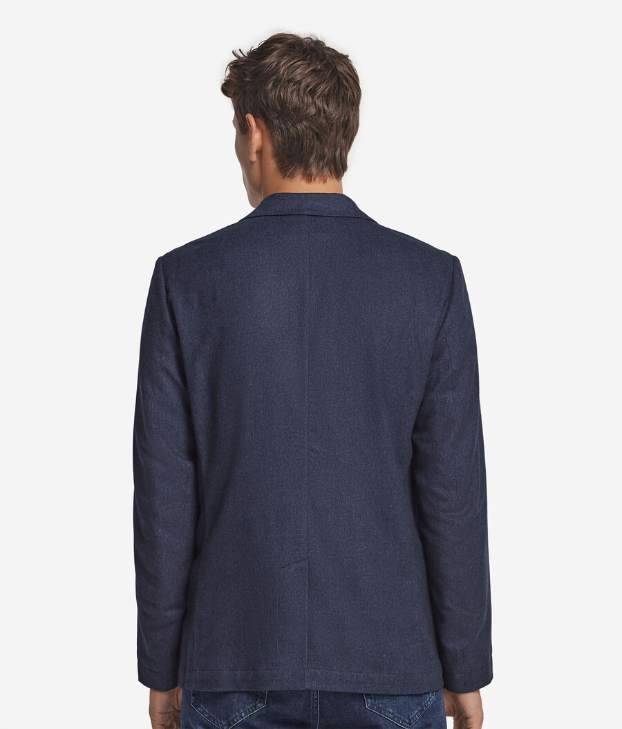 chaqueta de cachemira y seda
