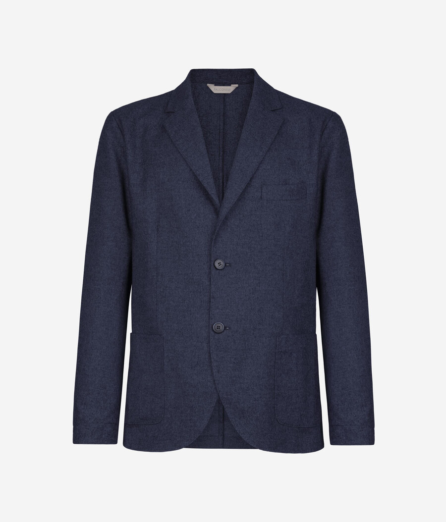 chaqueta de cachemira y seda