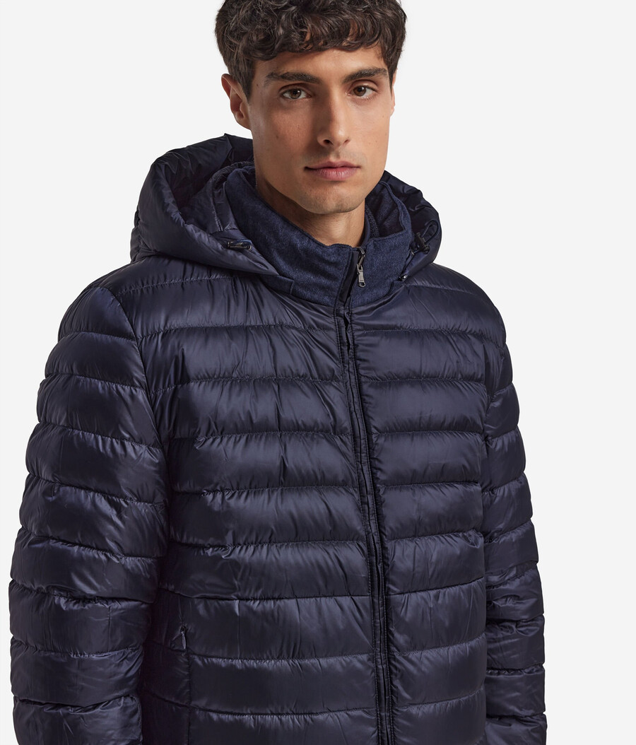 chaqueta reversible de seda y cachemira