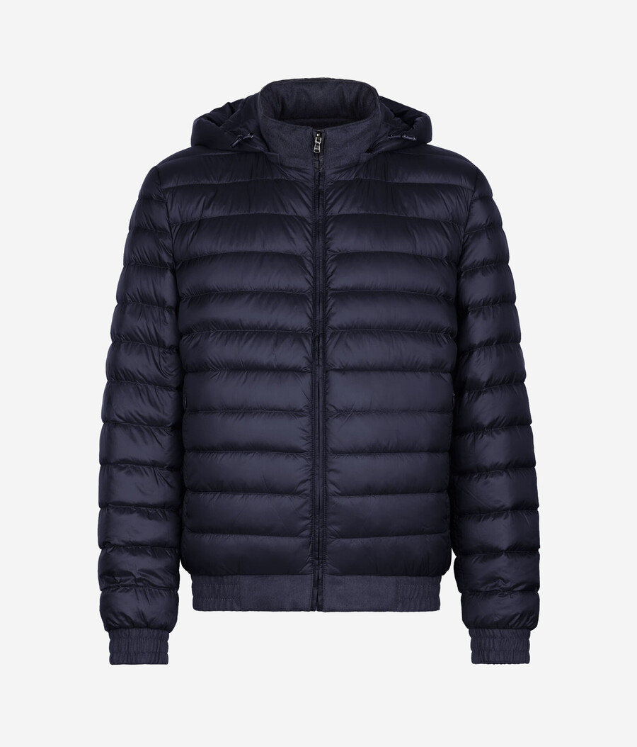 chaqueta reversible de seda y cachemira