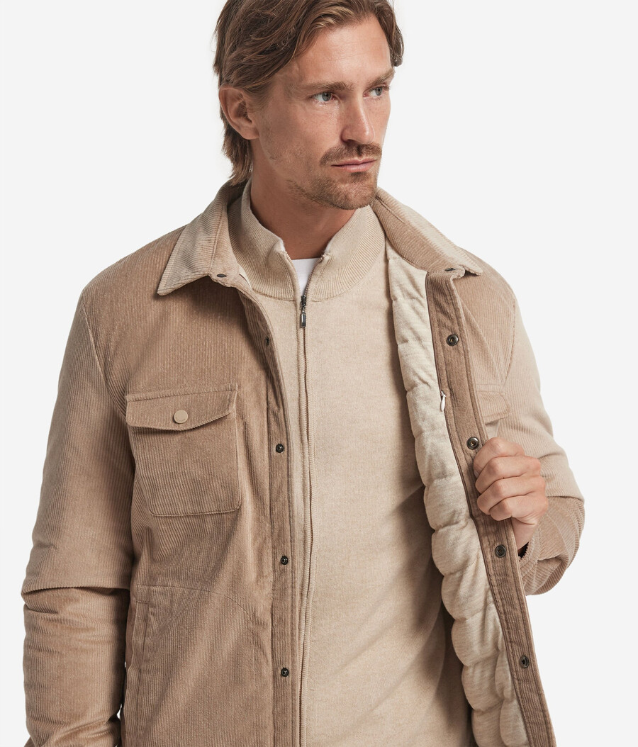 camisa de terciopelo de algodón