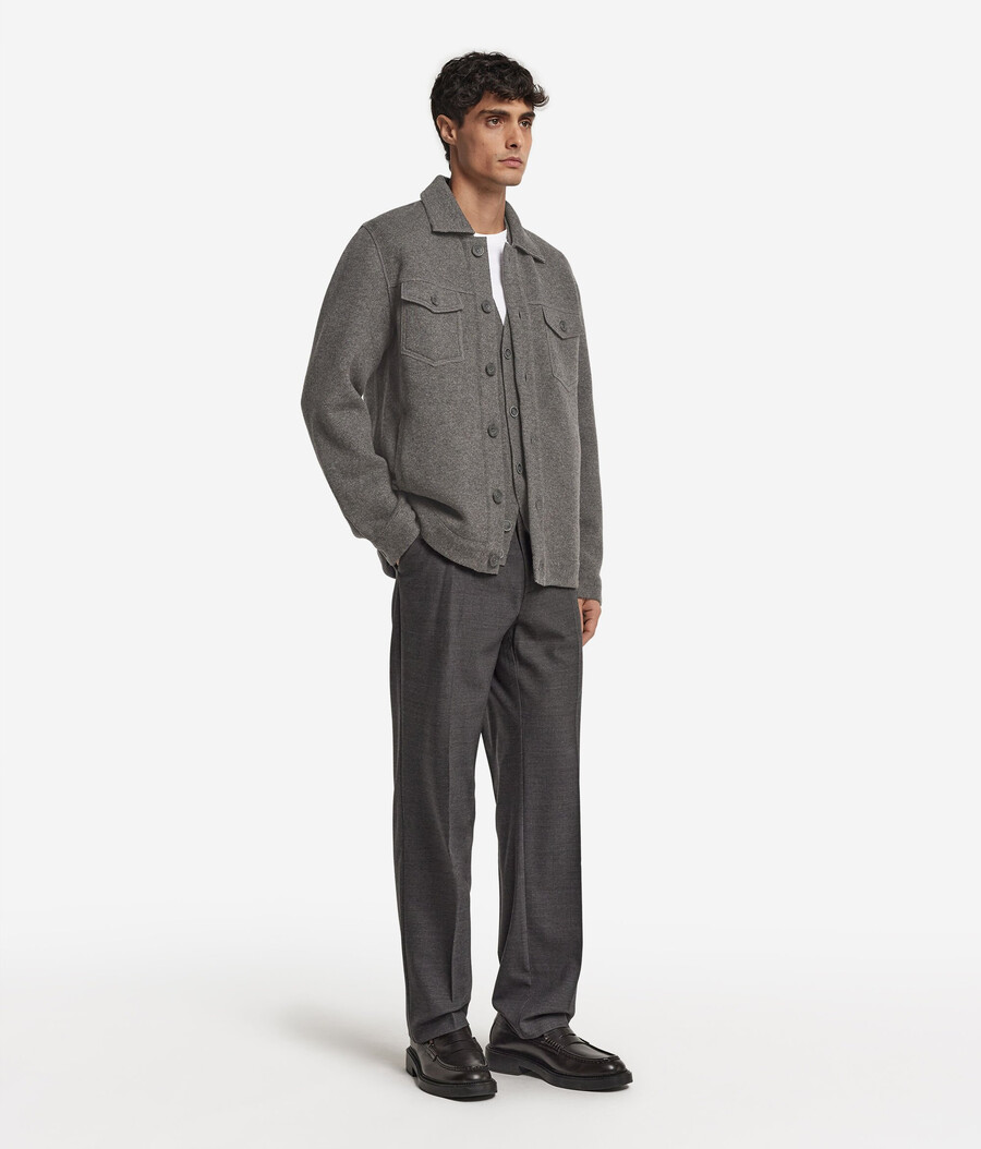 chaqueta de cachemira ultrasuave