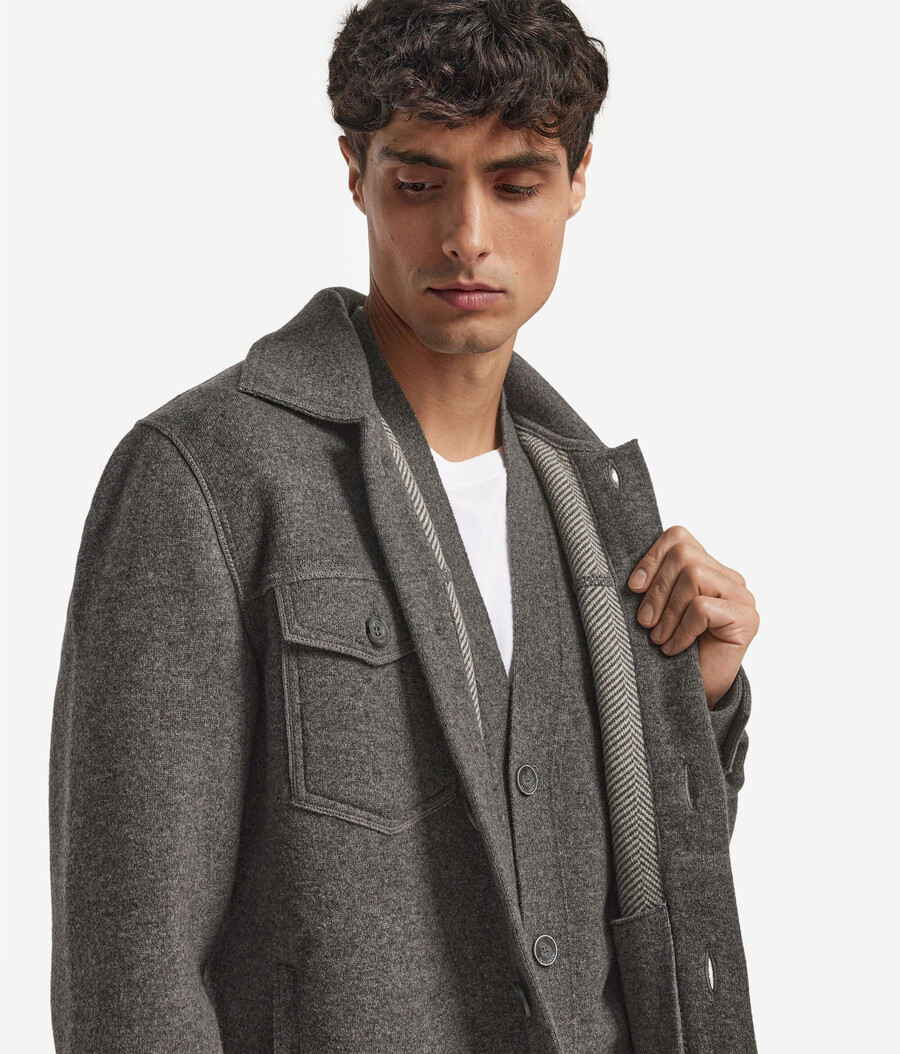 chaqueta de cachemira ultrasuave