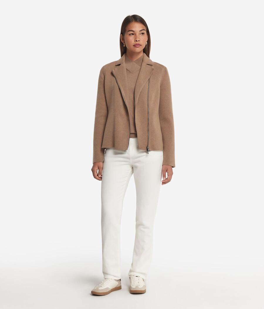 chaqueta motera de cachemir ultrasuave