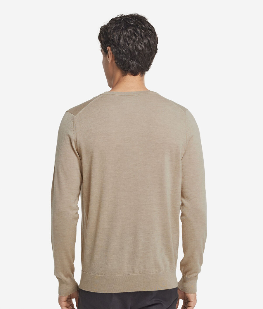 jersey de cachemira ultrafina con cuello en v