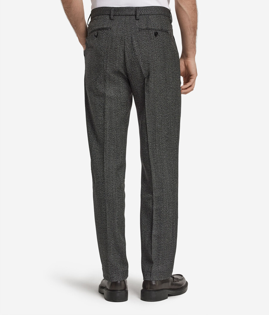 pantalones de lana de espiga