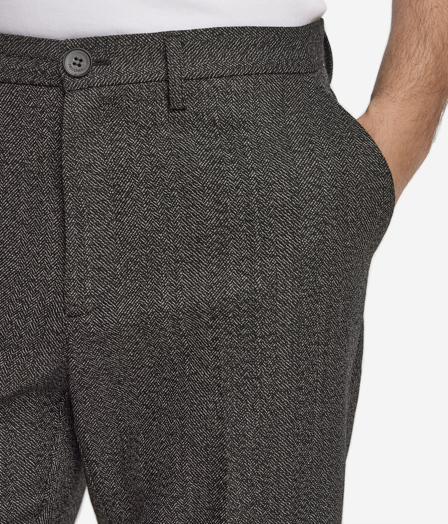 pantalones de lana de espiga