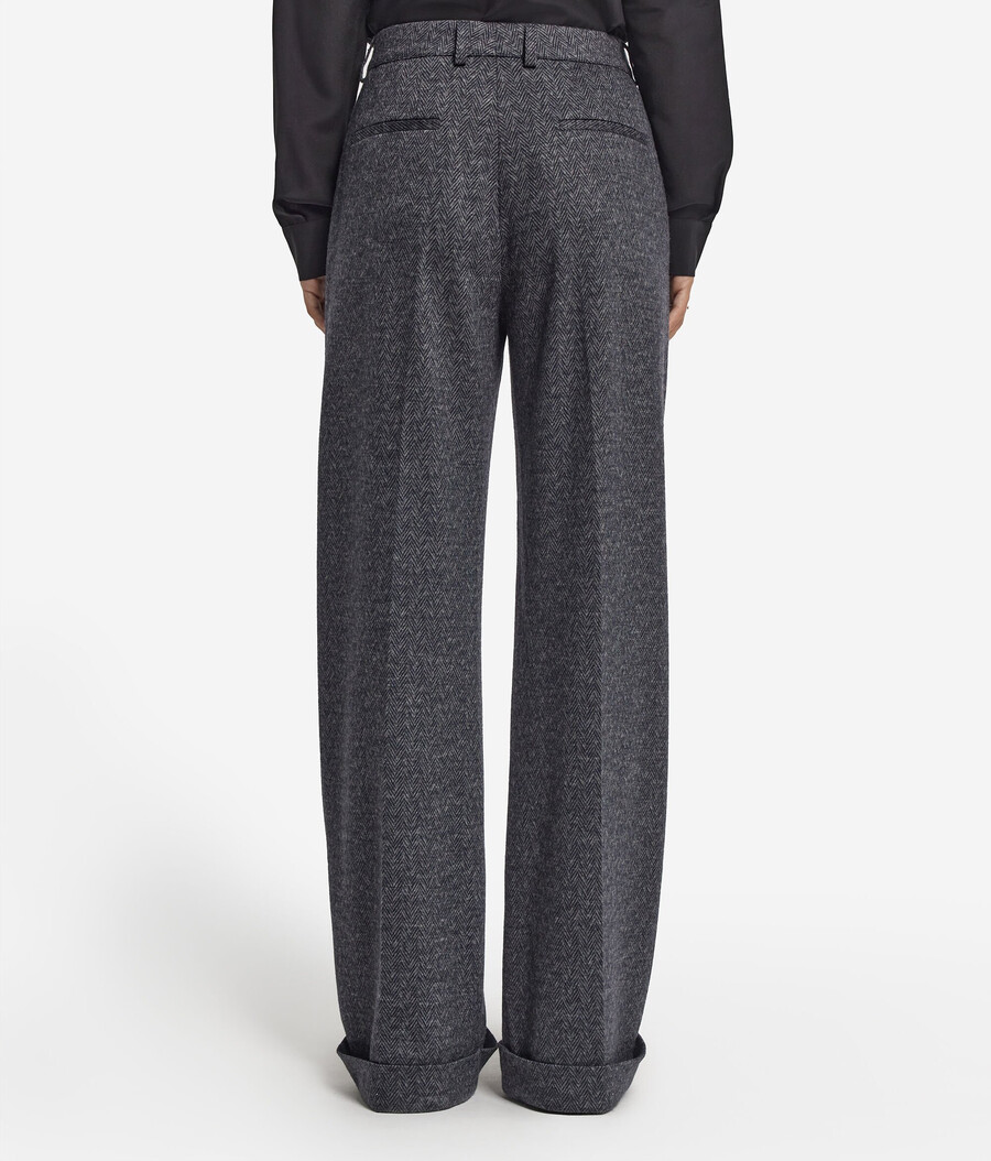 pantalones de lana de espiga