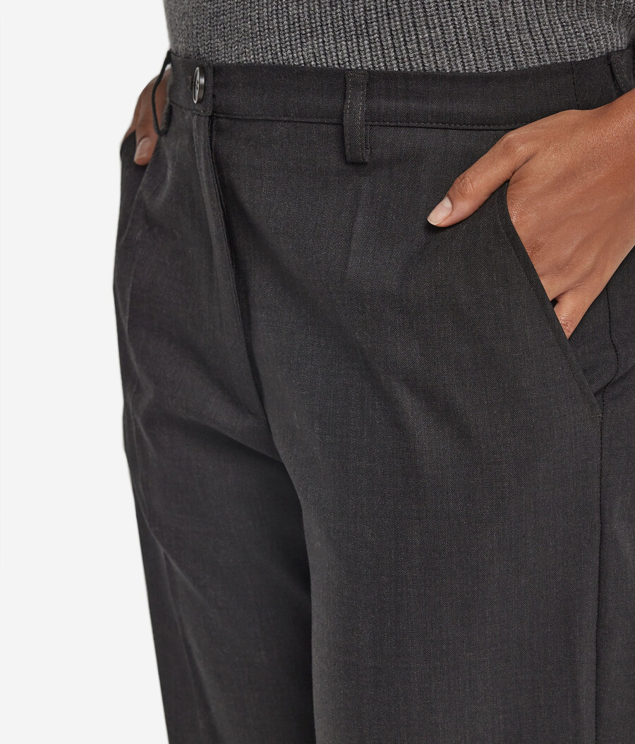 pantalones clásicos de lana