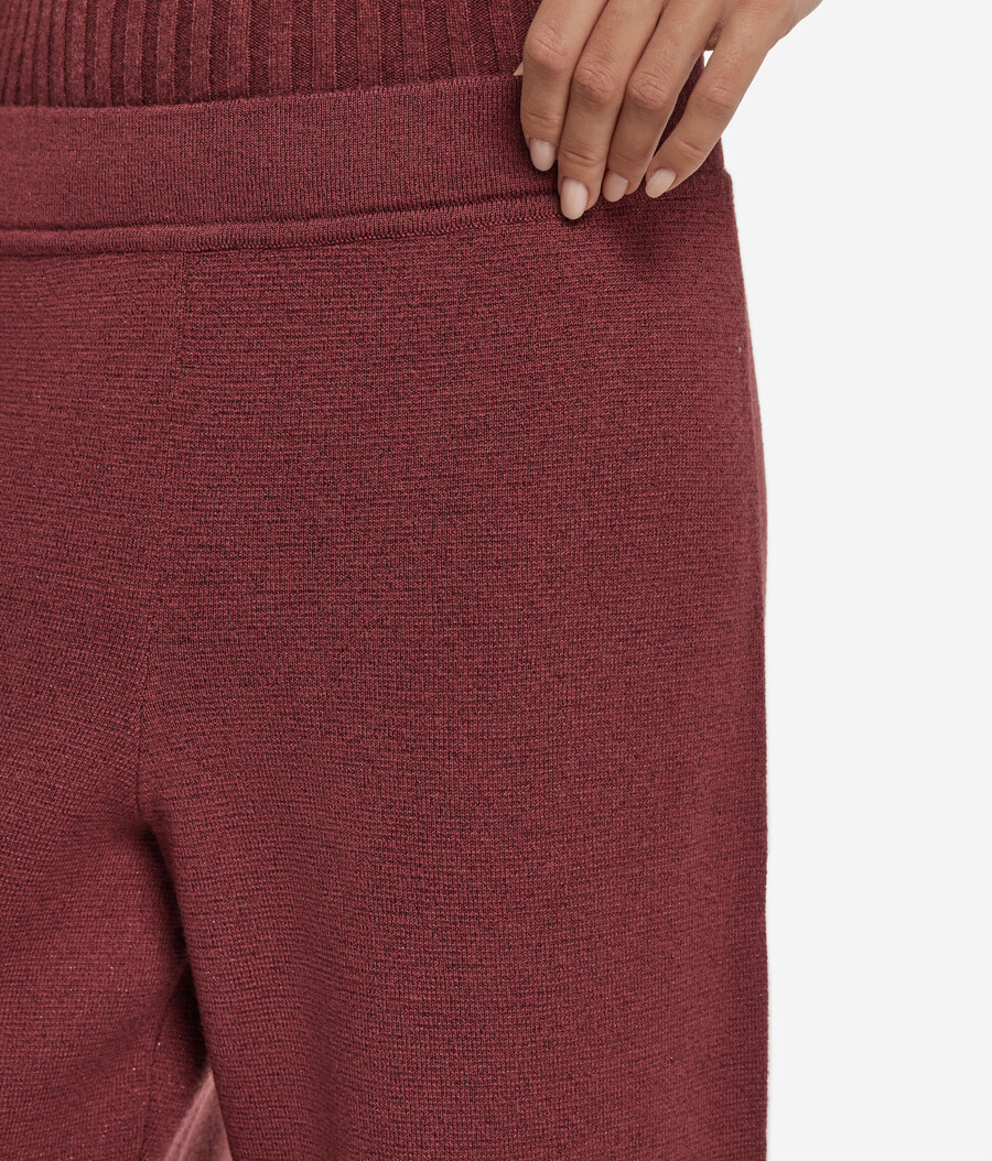 pantalones palazzo de lana lamé
