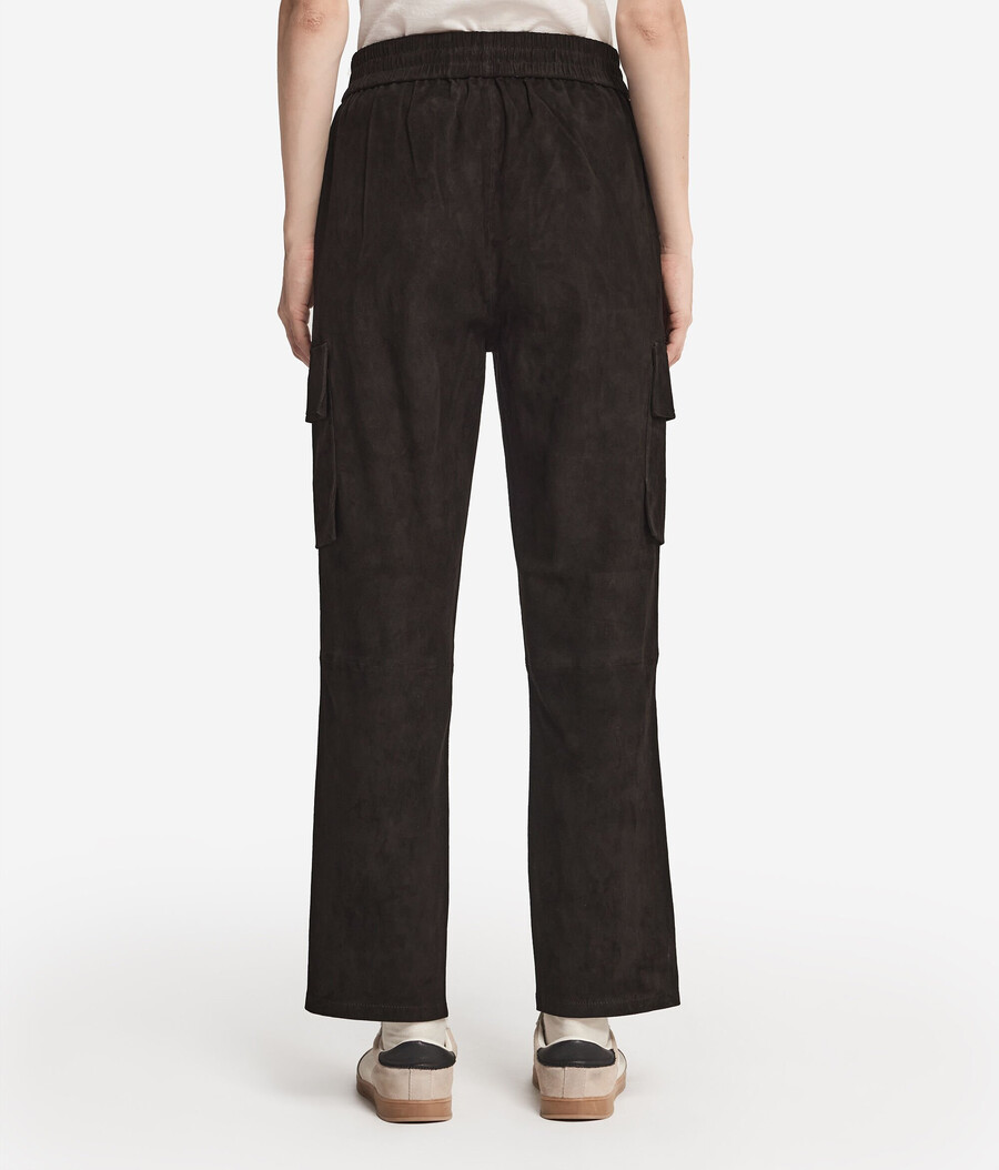 pantalones cargo de ante