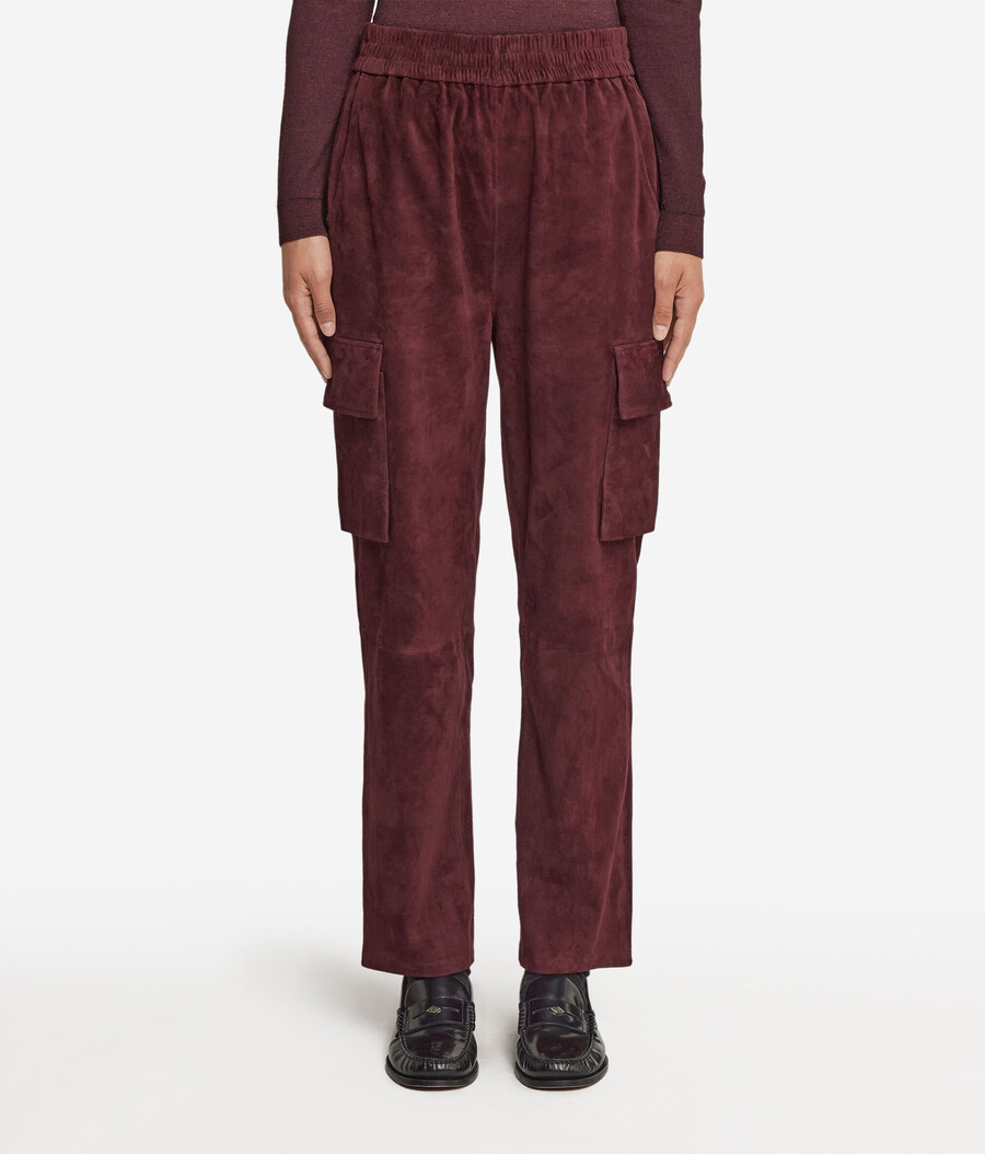 pantalones cargo de ante