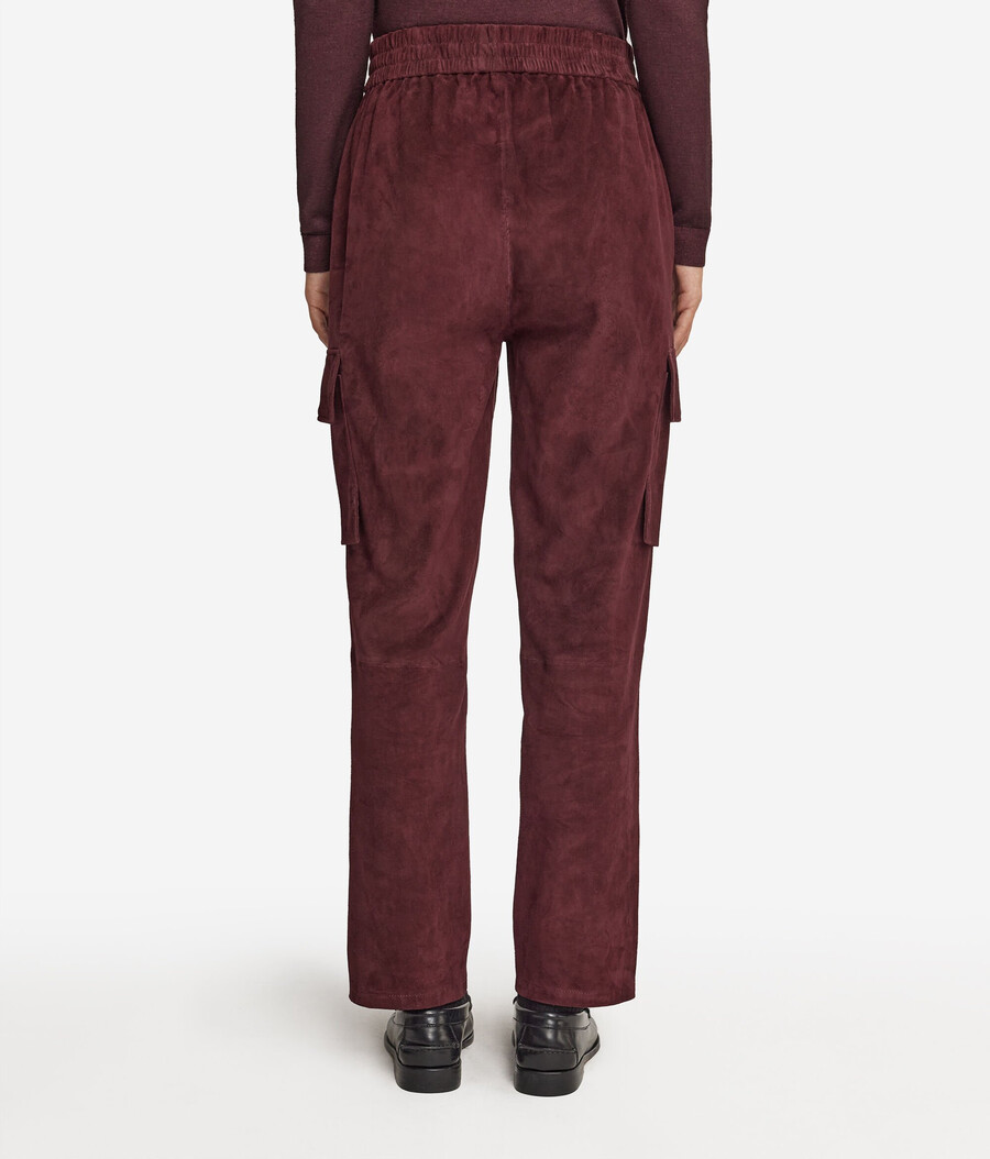 pantalones cargo de ante