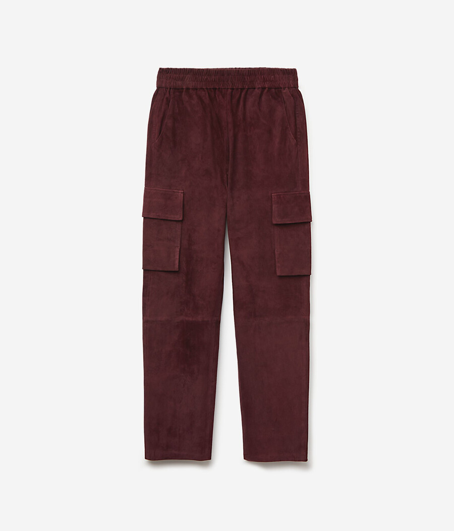 pantalones cargo de ante