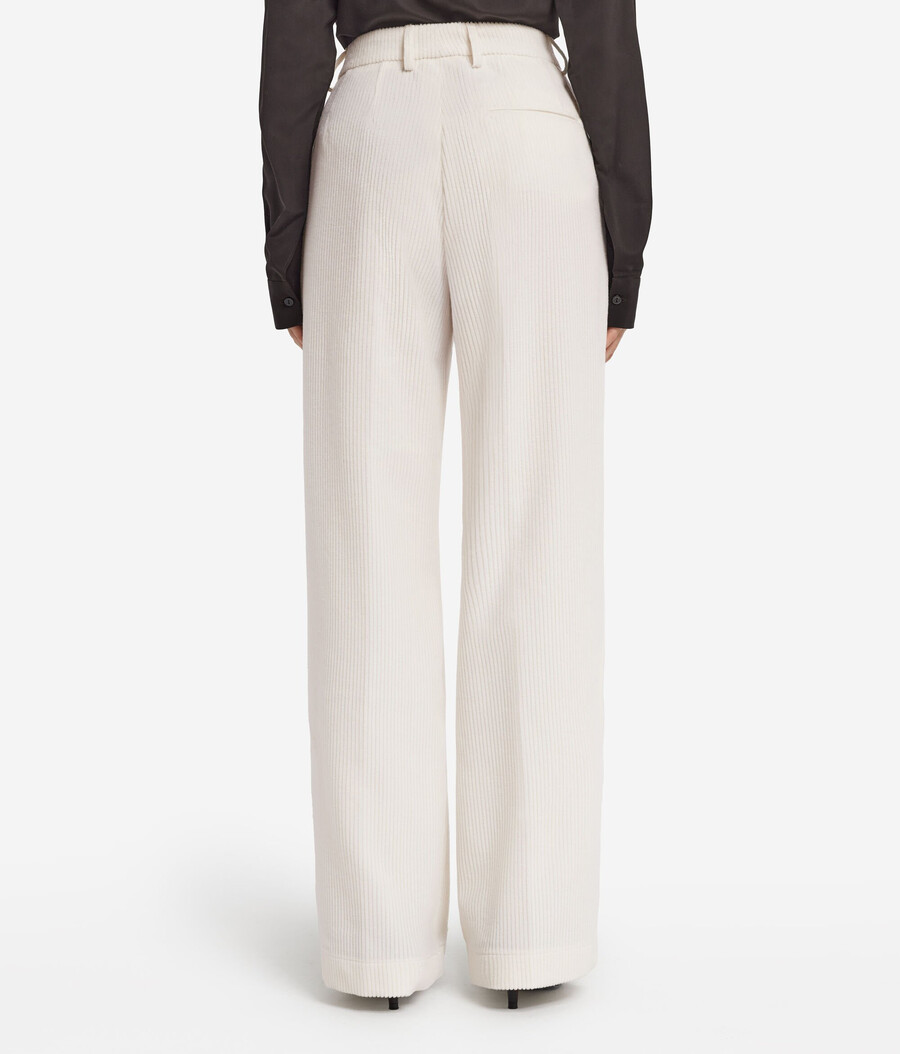 pantalones de terciopelo de lana y cachemira
