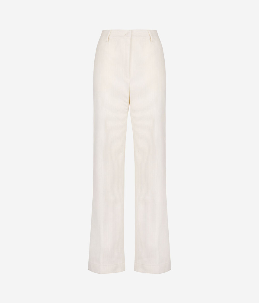 pantalones de terciopelo de lana y cachemira
