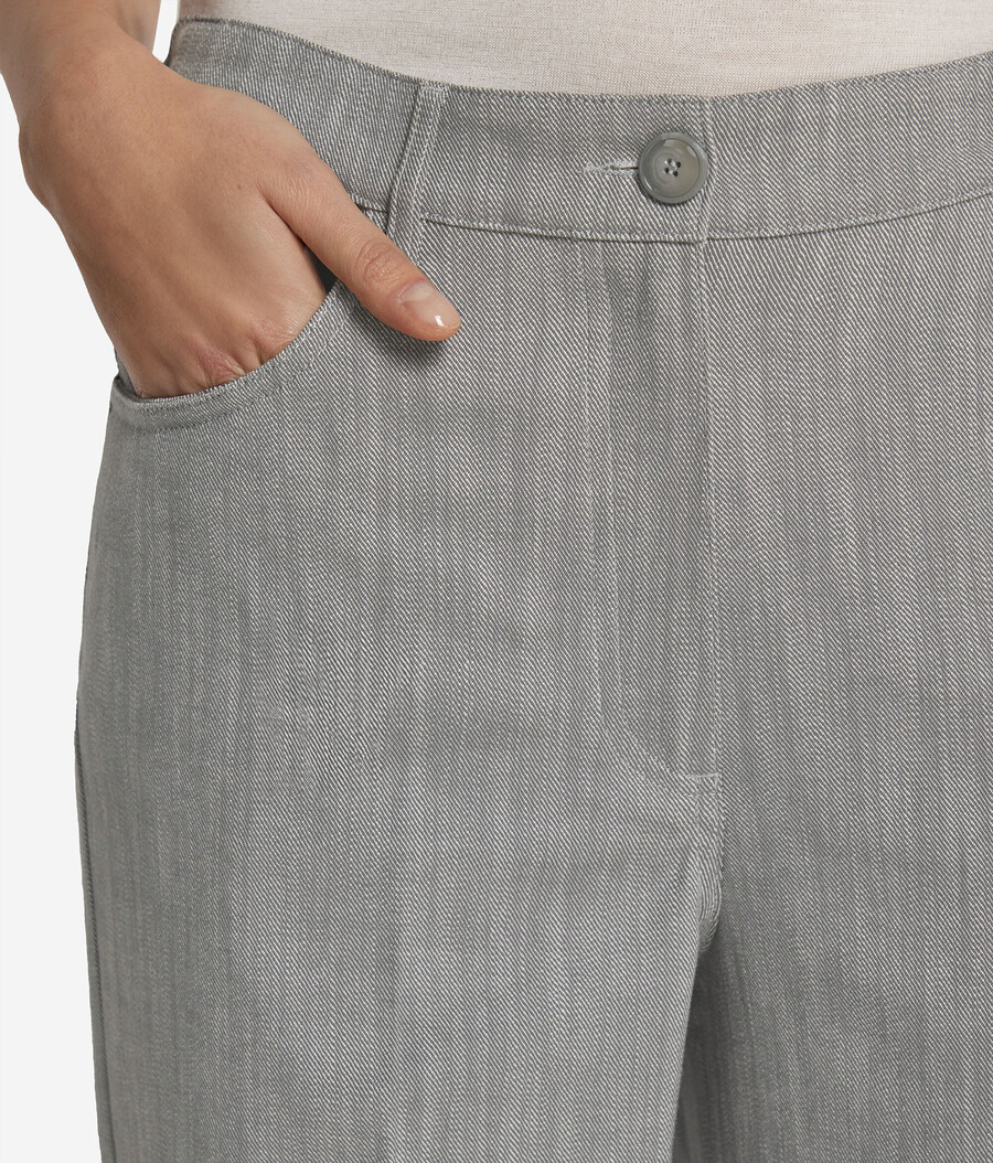 pantalones palazzo de algodón