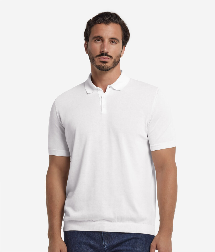 polo de algodón fresco de manga corta