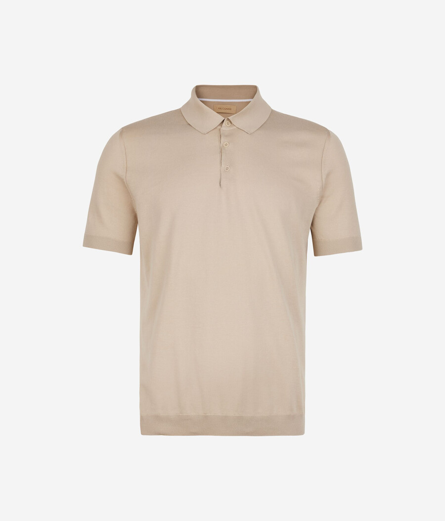 polo de algodón fresco de manga corta