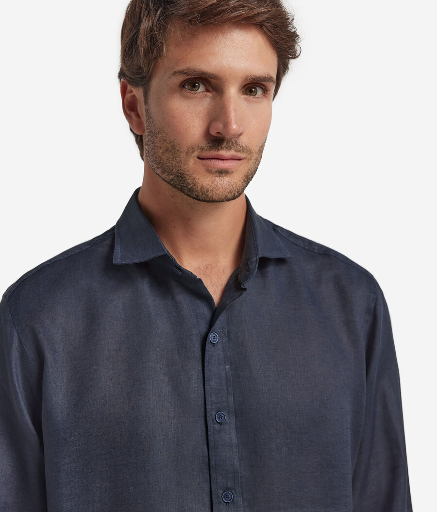 camisa de lino