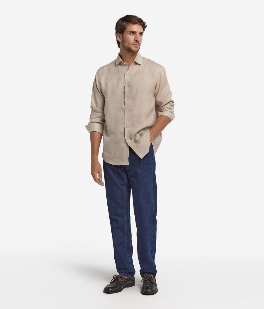 camisa de lino