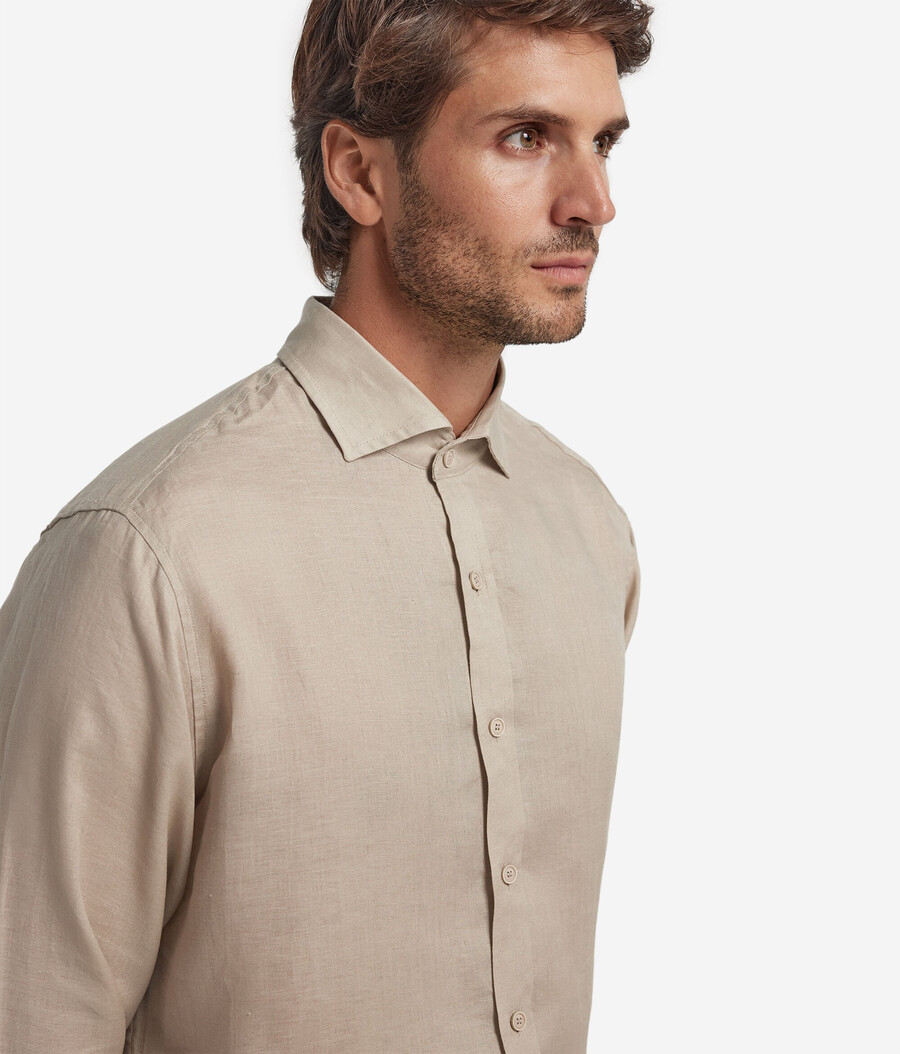 camisa de lino