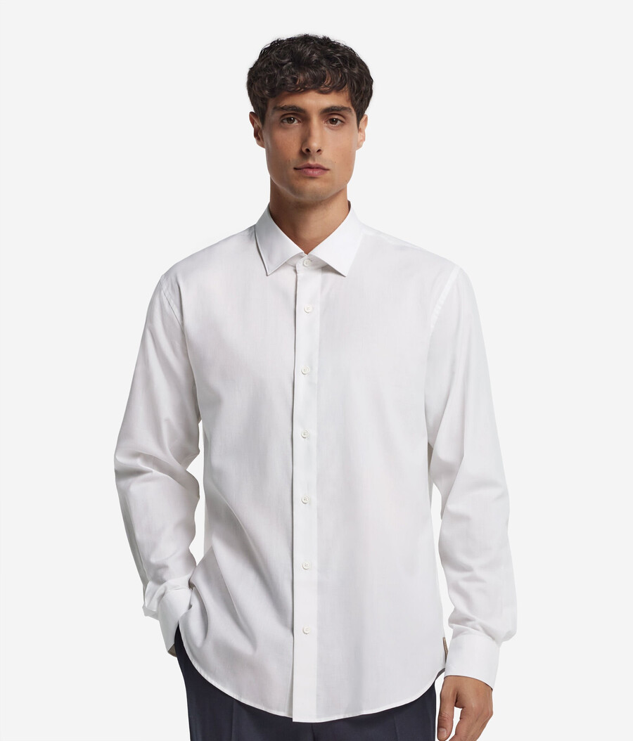 camisa de algodón y cachemira