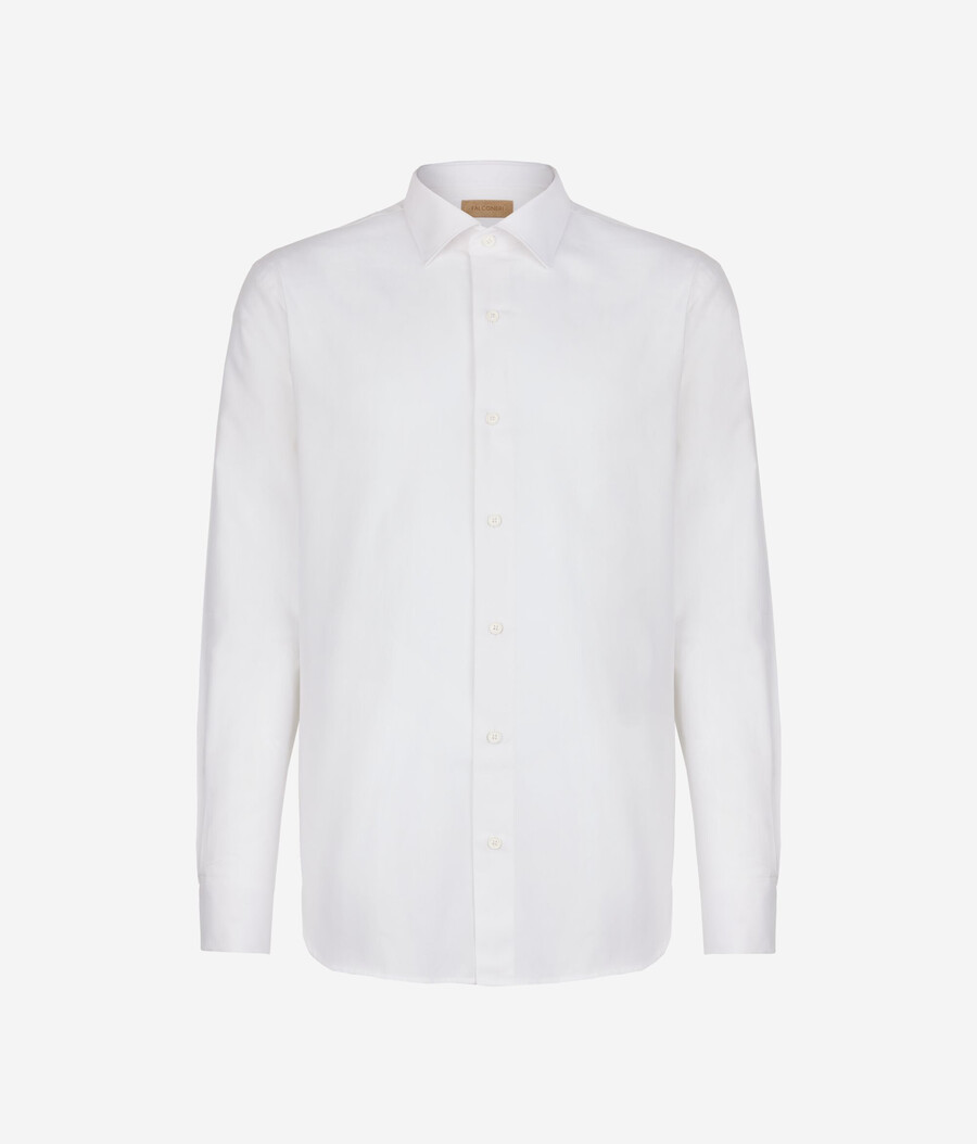 camisa de algodón y cachemira