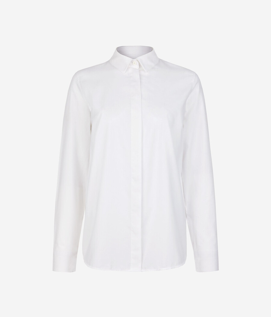 camisa de algodón y cachemira