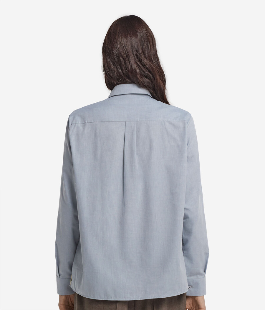 camisa de algodón y cachemira