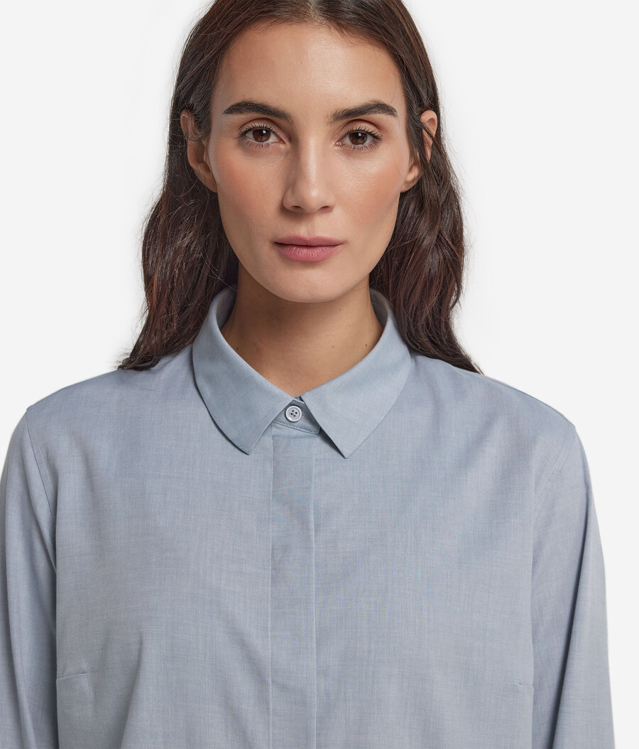 camisa de algodón y cachemira