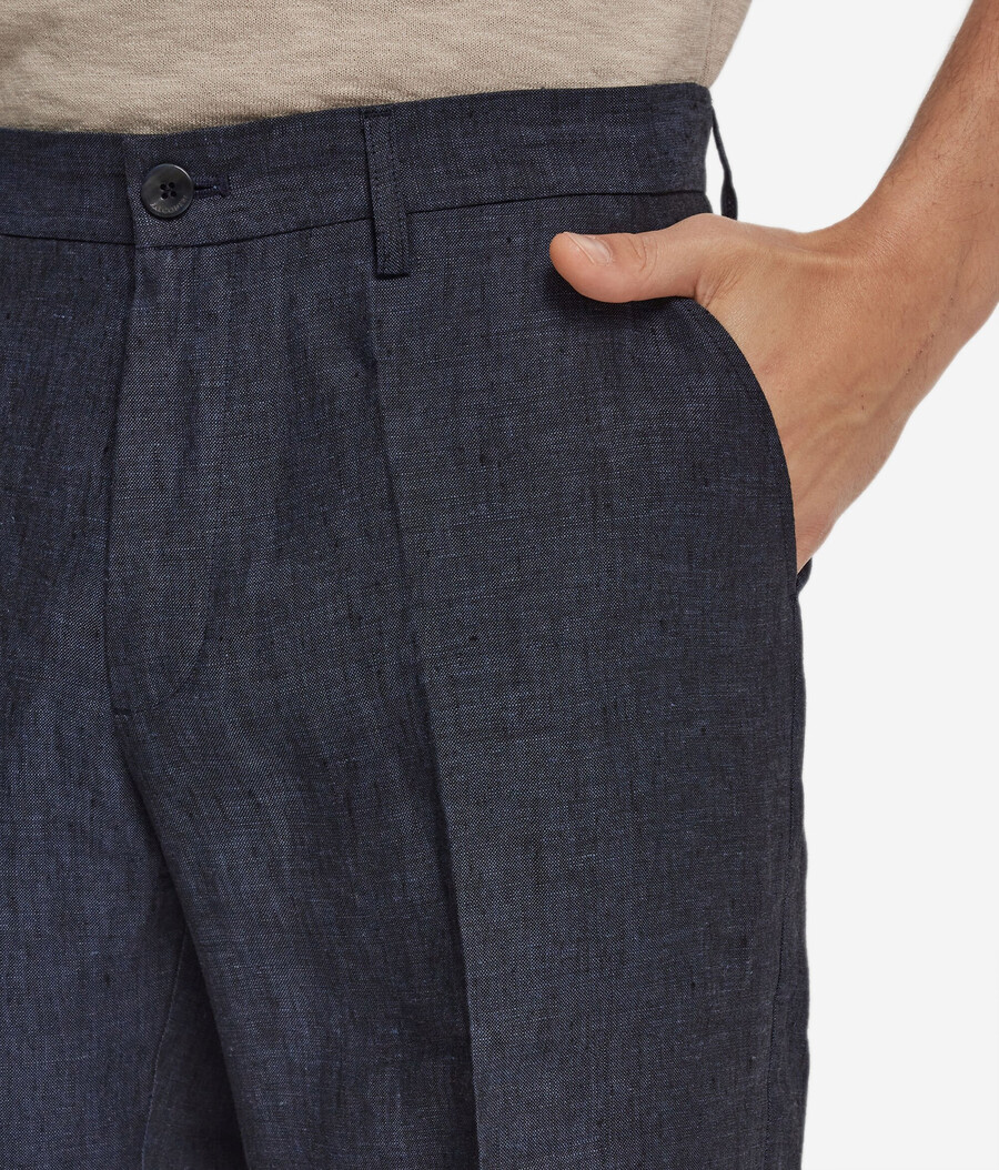 pantalones cortos de lino