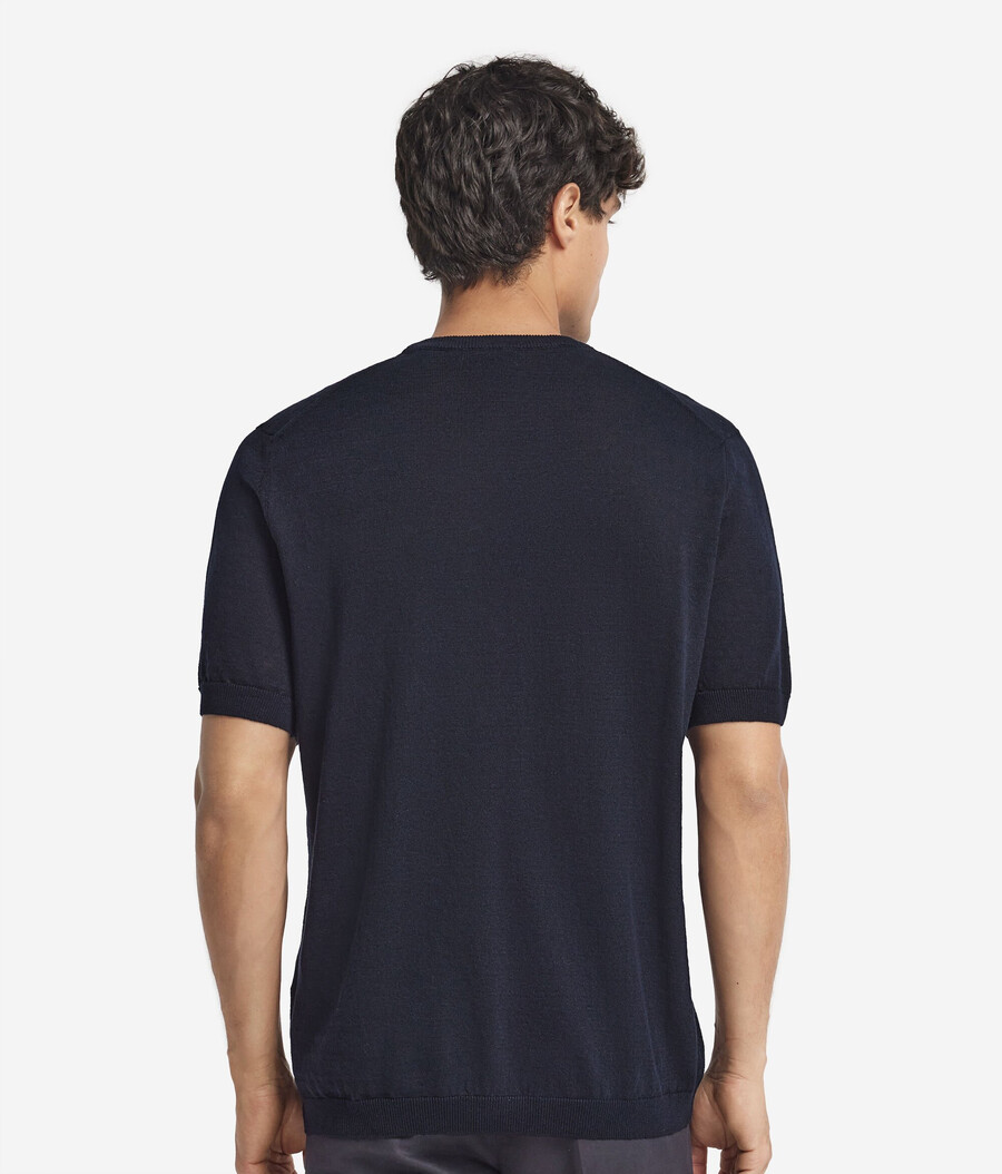 camiseta de algodón y lino