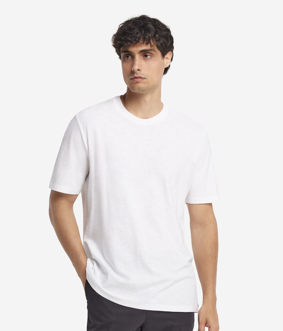 camiseta de manga corta con puntada retorcida