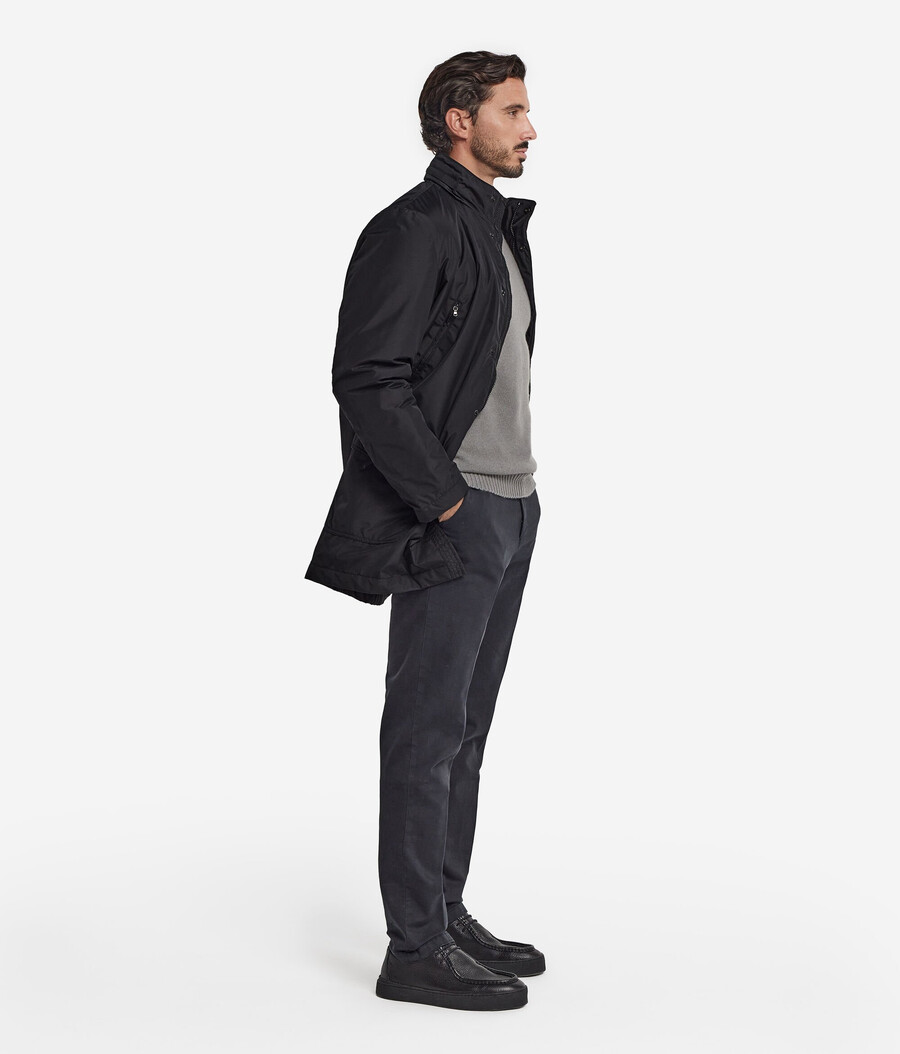 parka de tejido técnico de cachemira